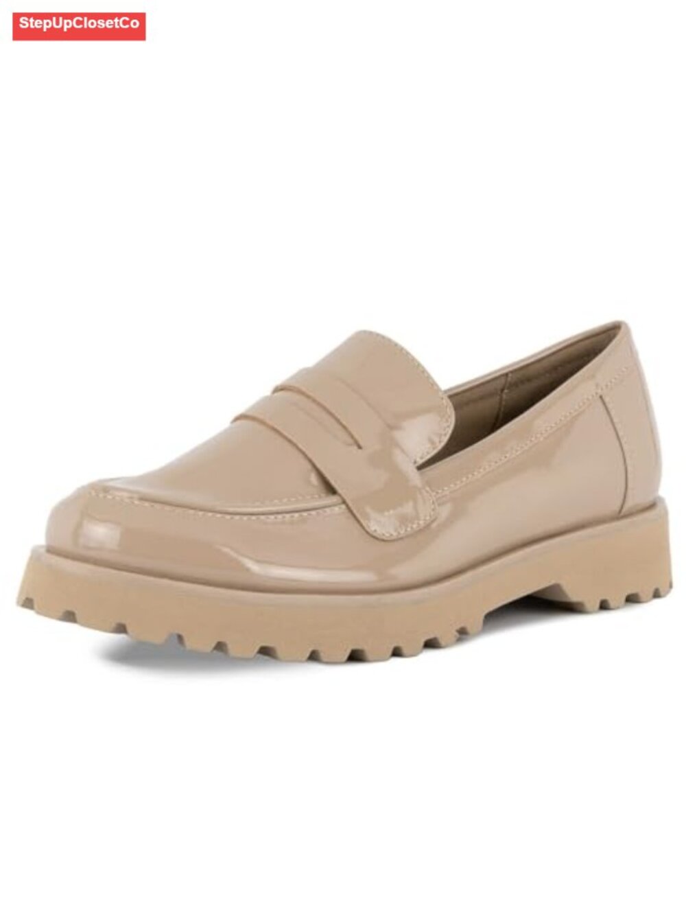 Chunky Platform Loafers Slip On Penny Loafers for Women Comfort Shoes